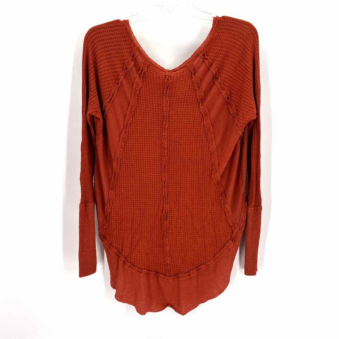 Size S WE THE FREE Orange Shirt
