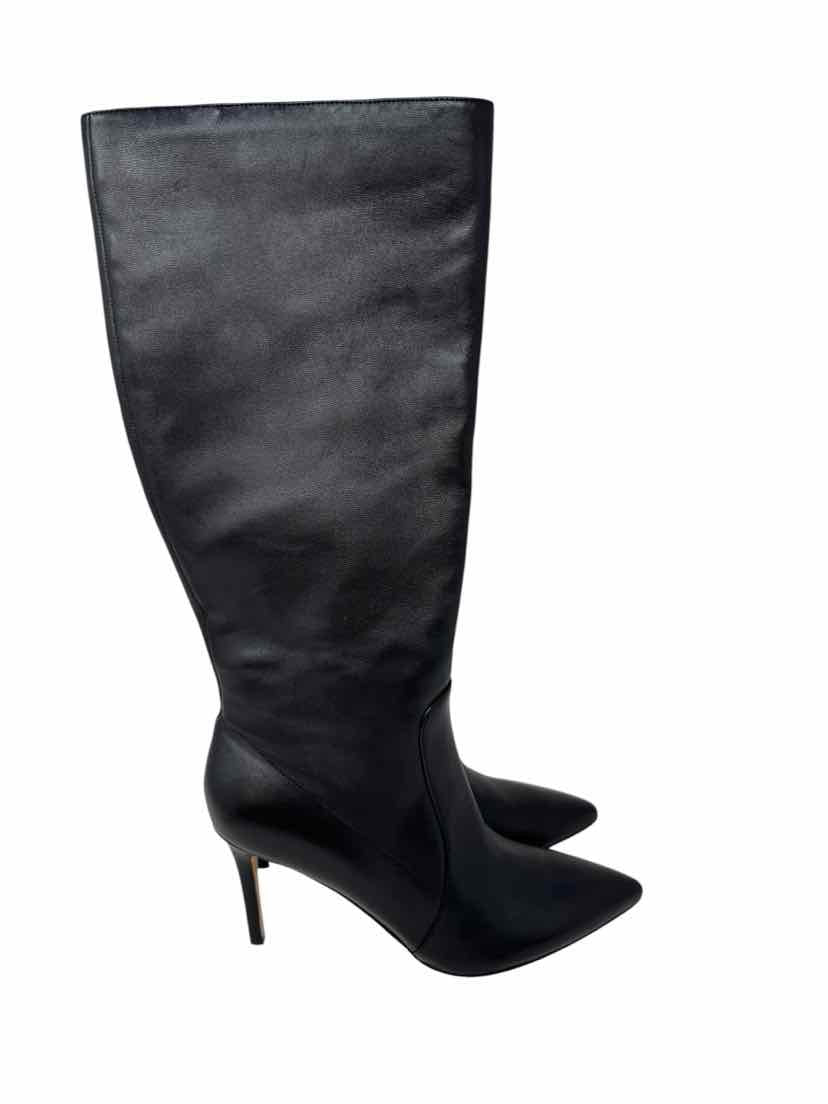 Shoe Size 8 Nine West Black Leather Boots