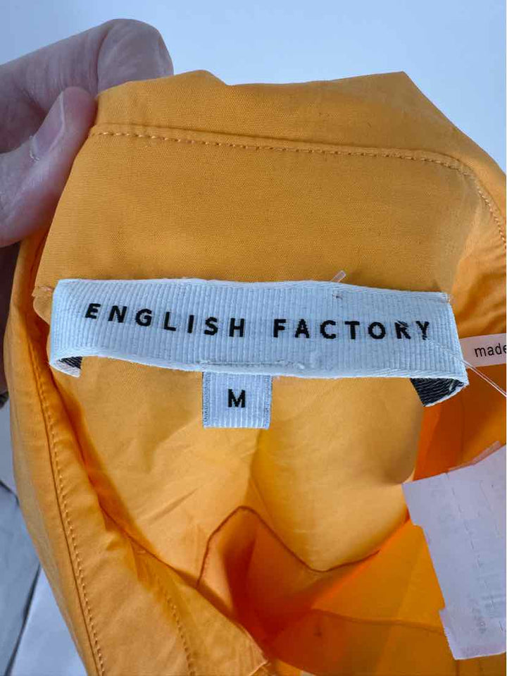 Size M ENGLISH FACTORY Orange Dress