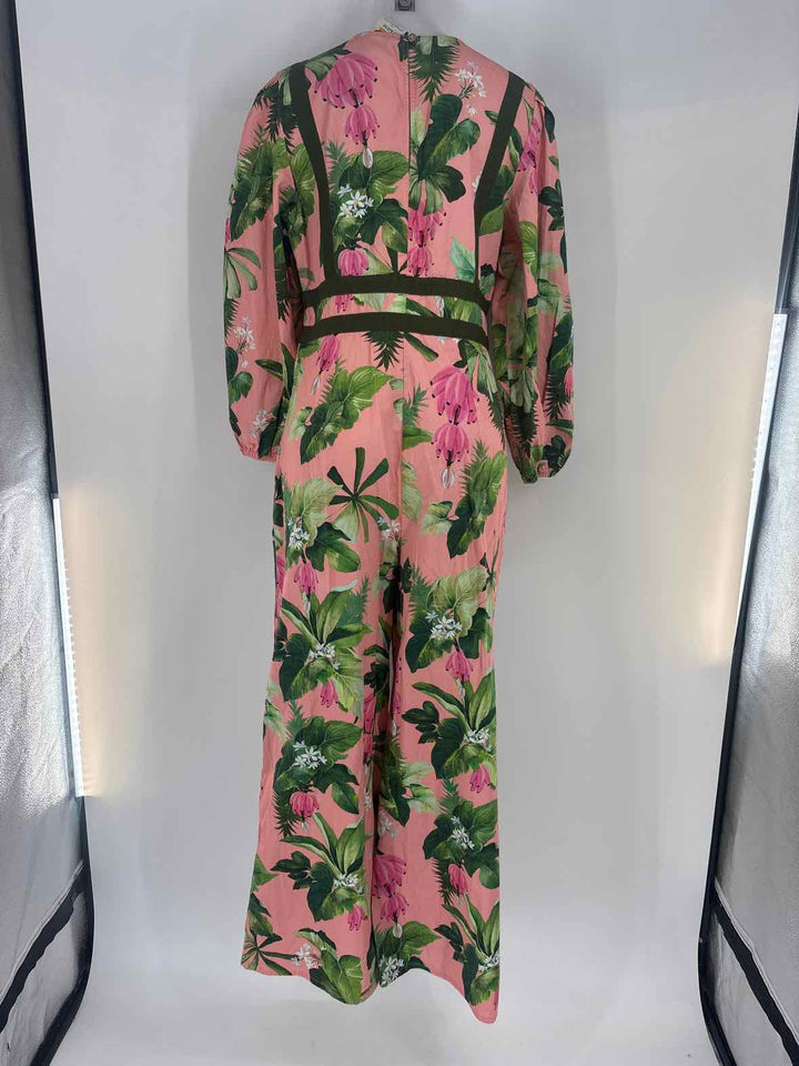 Size L FARM RIO Green Dress