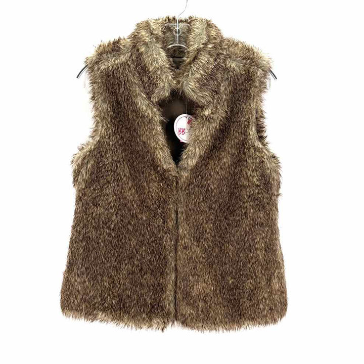 Size S Michael Kors Brown Print Vest