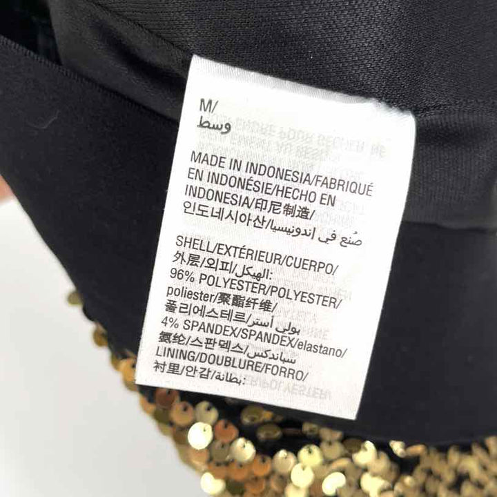 Size M Gold Sequined Skirt