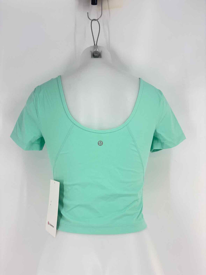 Size 6 Lululemon Green Shirt