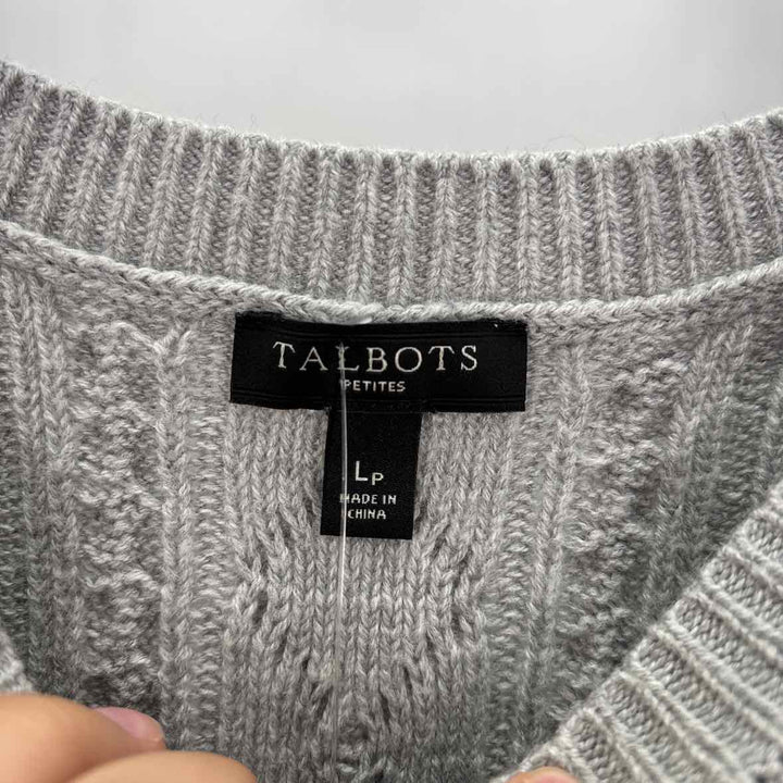 Size L Talbots Gray Sweater