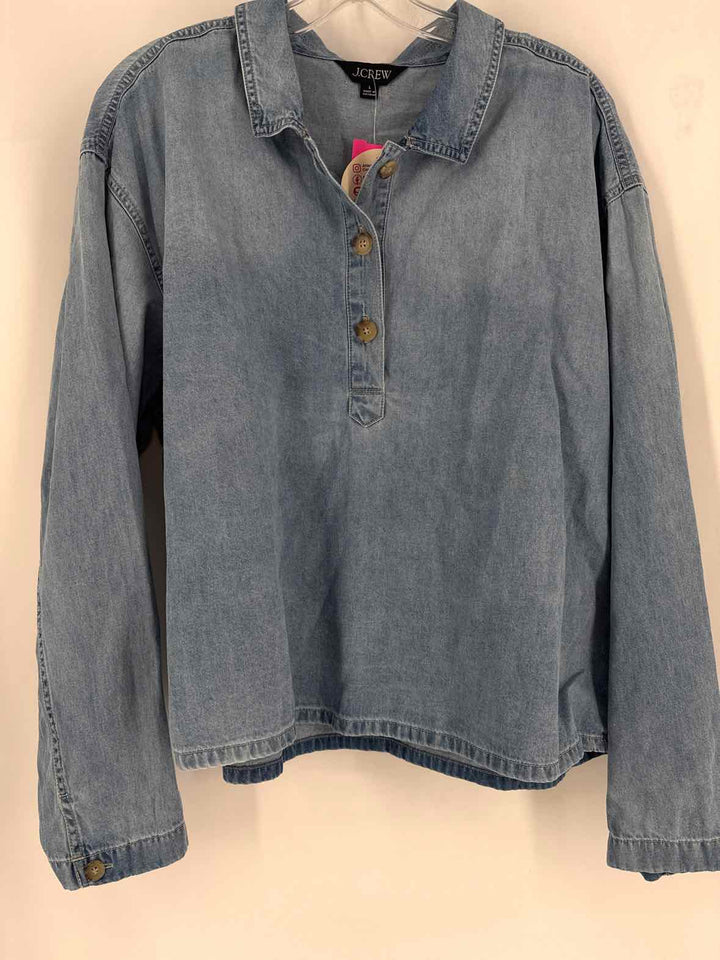 Size L J Crew Denim Shirt