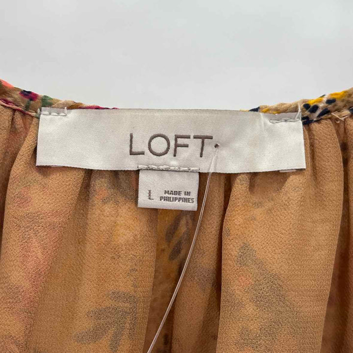 Size L LOFT Tan Shirt