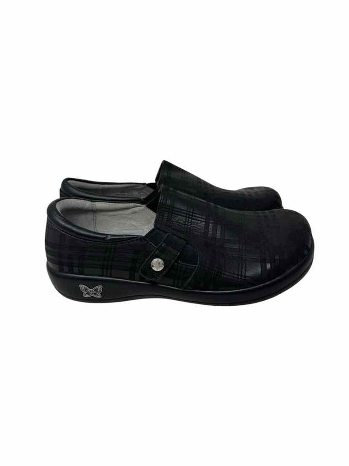 Shoe Size 39 ALEGRIA Black Leather Flats
