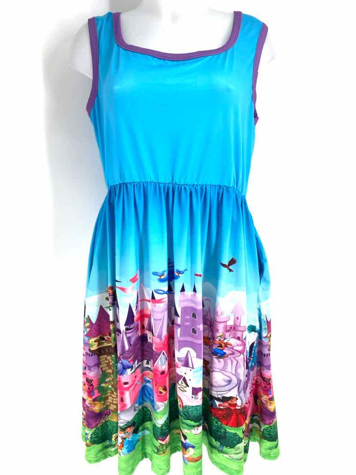 Size L Multi-Color Dress