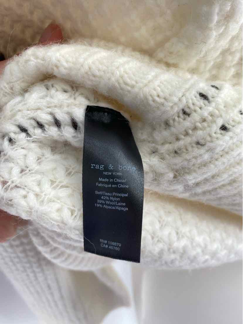 Size M RAG & BONE Cream Sweater