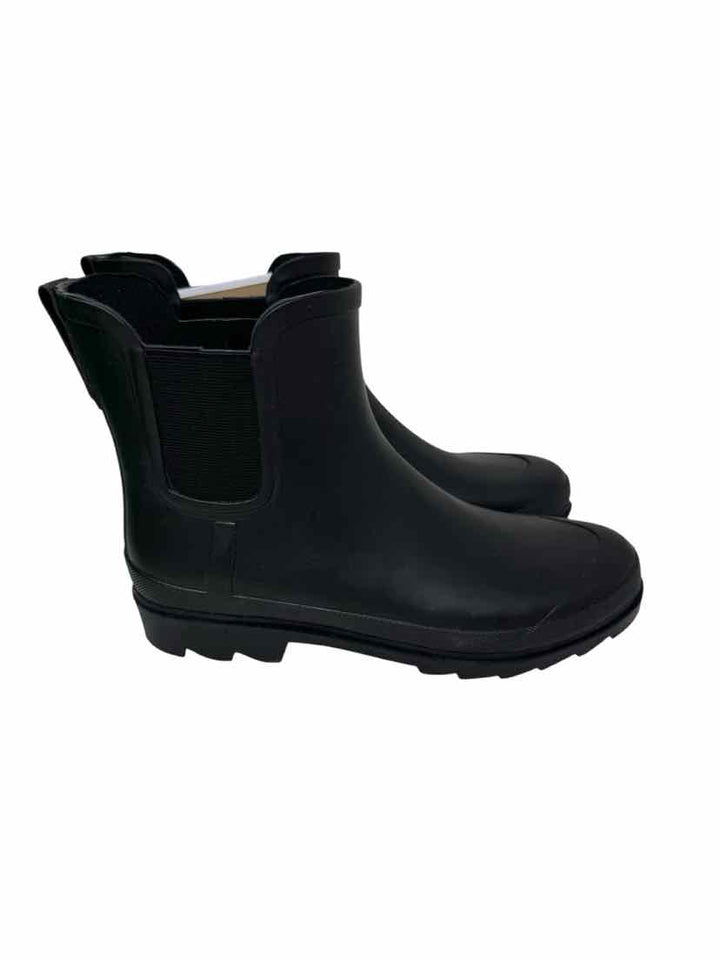 Shoe Size 9 J Crew Black Rubber Boots