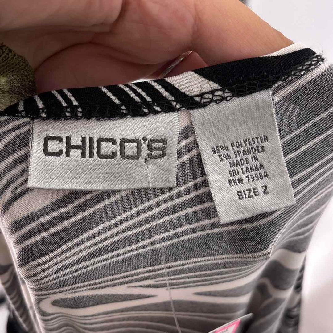 Size L Chico's Black Dress