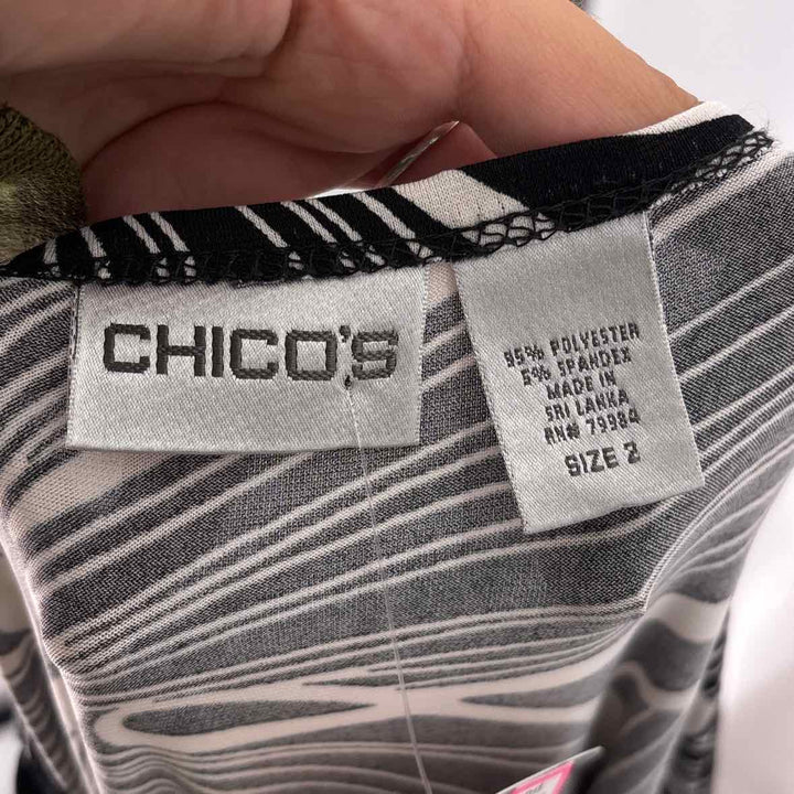 Size L Chico's Black Dress