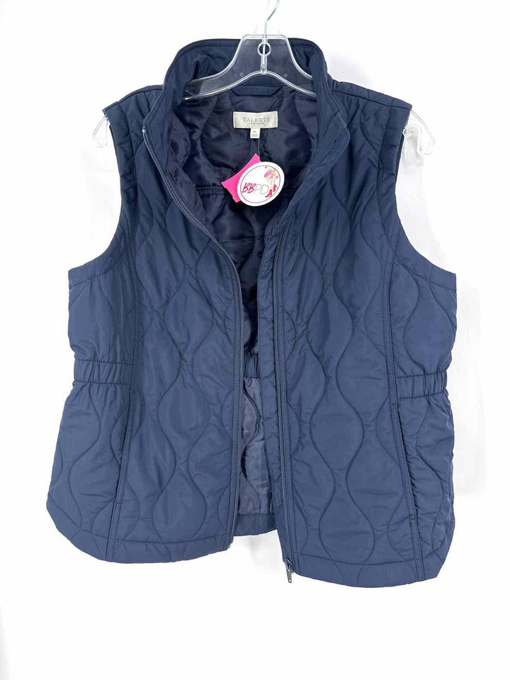 Size M Talbots Navy Vest