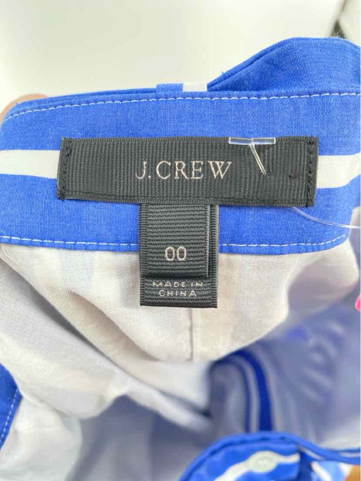 Size 00 J Crew Blue Skirt