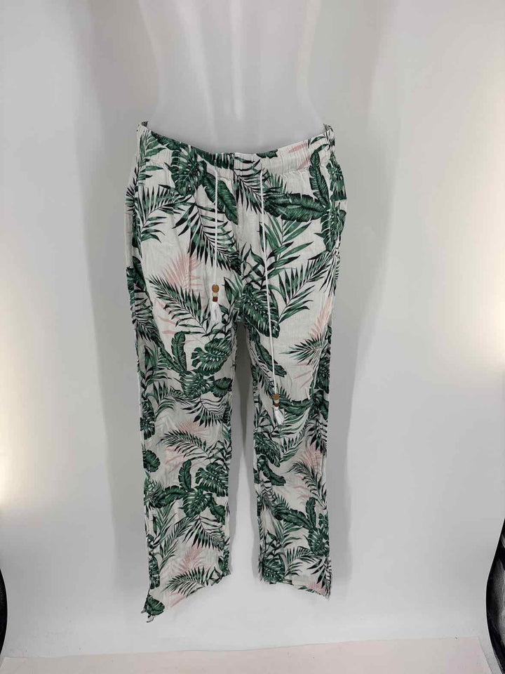 Size M C&C White Print Pants