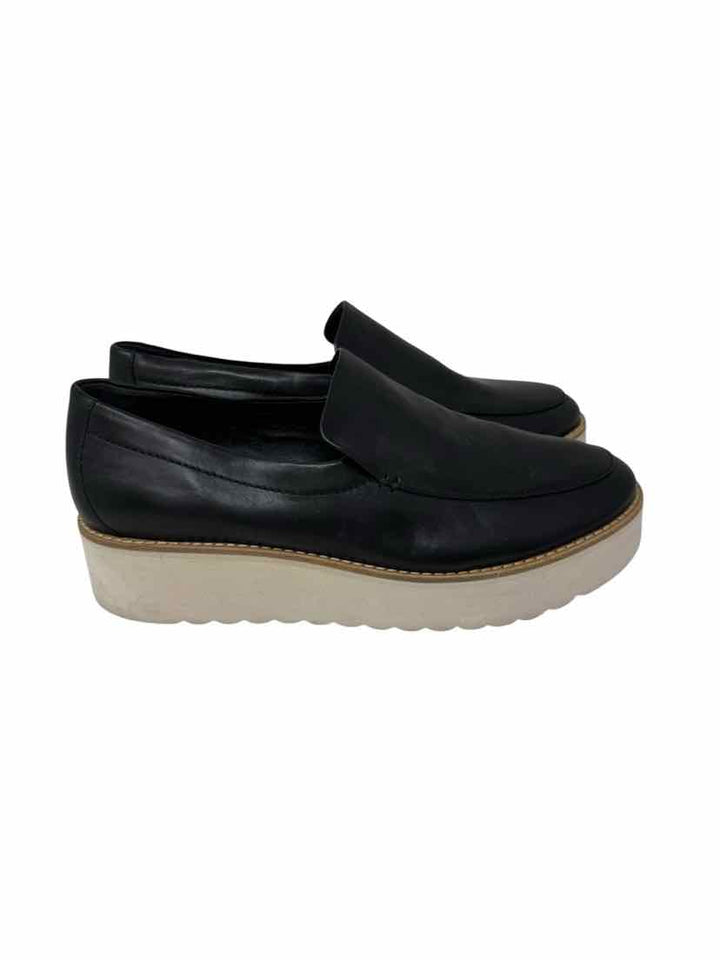 Shoe Size 8.5 VINCE Black Leather Flats