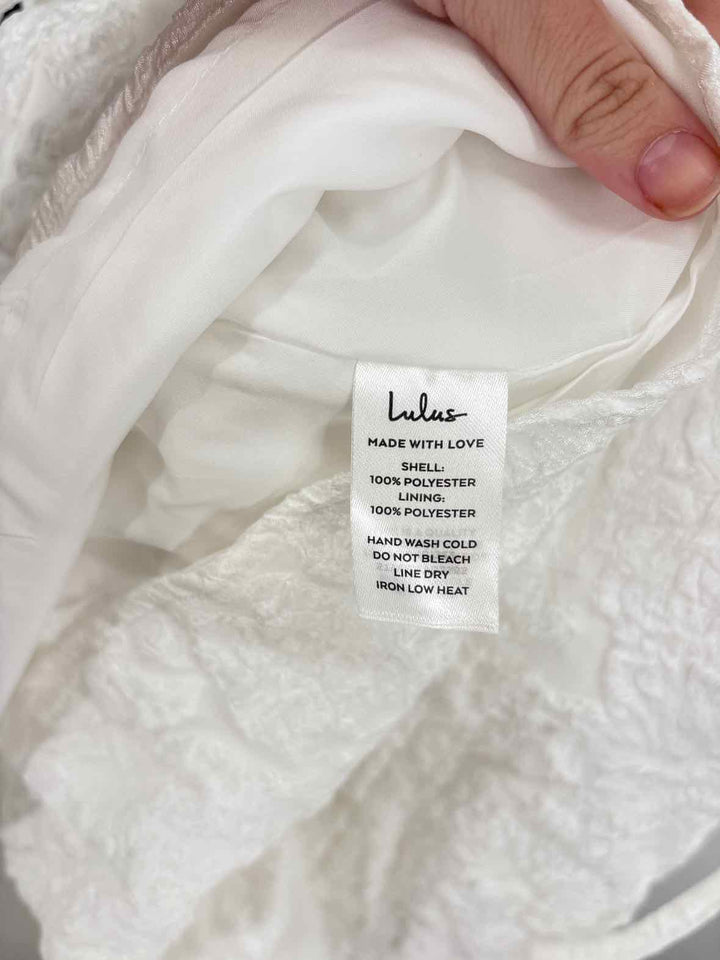 Size S LULUS White Dress