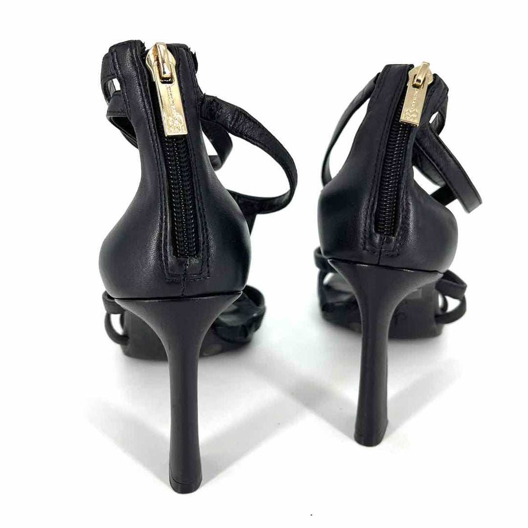 Shoe Size 9 Jessica Simpson Black Faux Leather Sandals