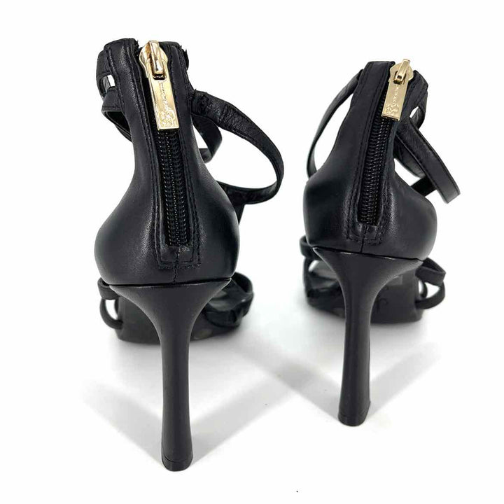 Shoe Size 9 Jessica Simpson Black Faux Leather Sandals