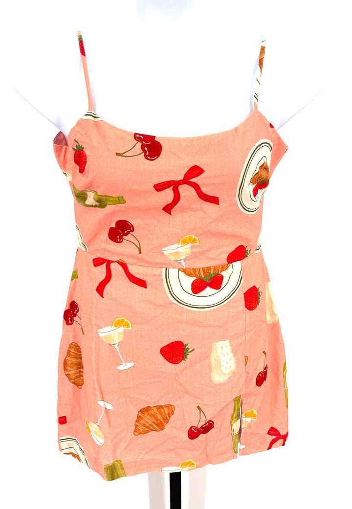 Size L Peach Dress