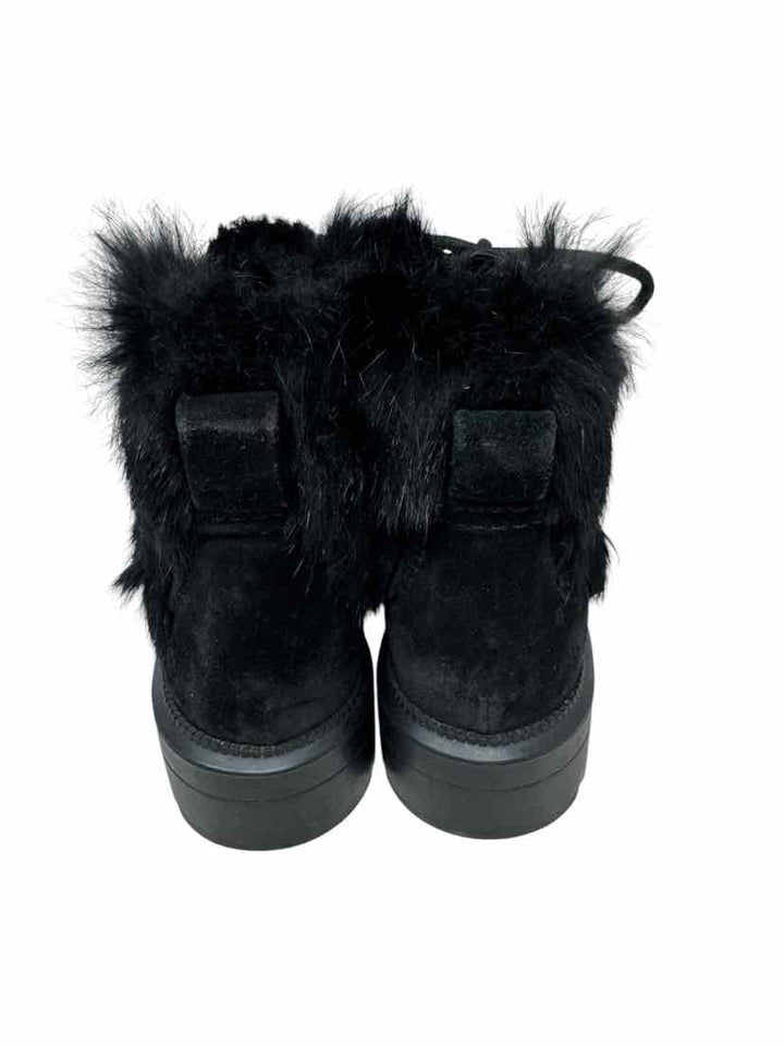 Shoe Size 7.5 Black Suede Boots