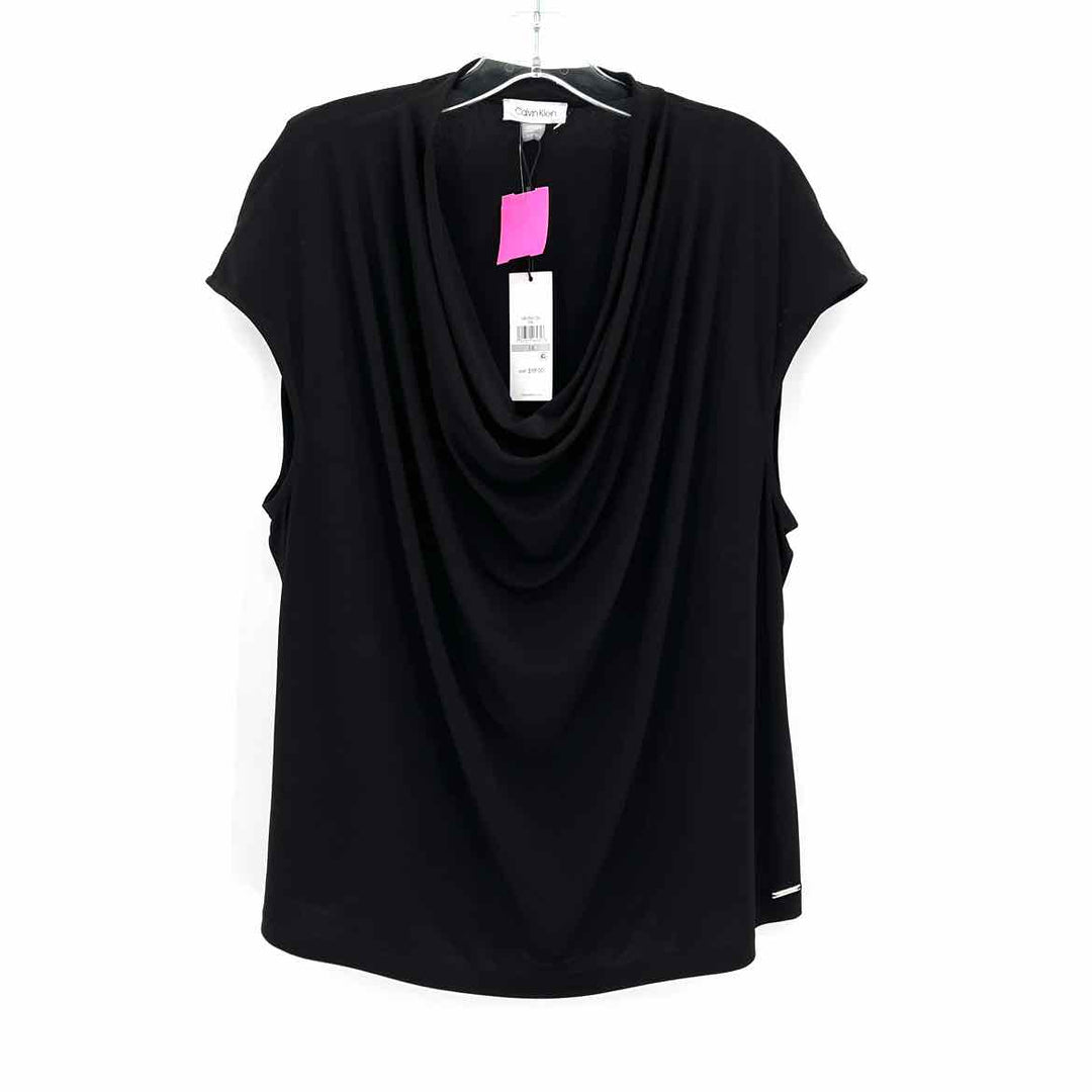 Size 1X Calvin Klein Black Shirt
