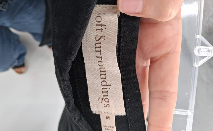 Size M SOFT SURROUNDINGS Black Pants