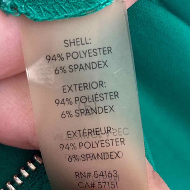 Size 4 Calvin Klein Green Dress