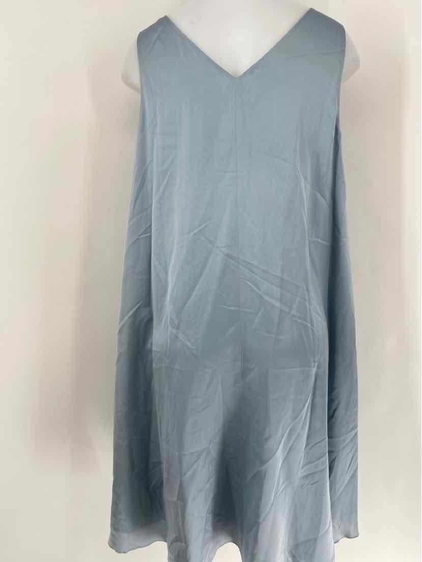 Size XL Eileen Fisher Teal Silk Dress