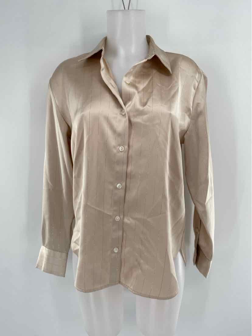 Size S Banana Republic Tan Silk Shirt