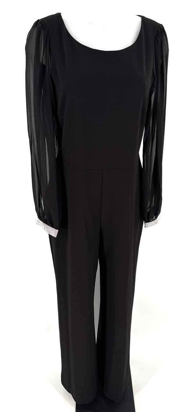 Size 8 CONNECTED APPAREL Black Romper