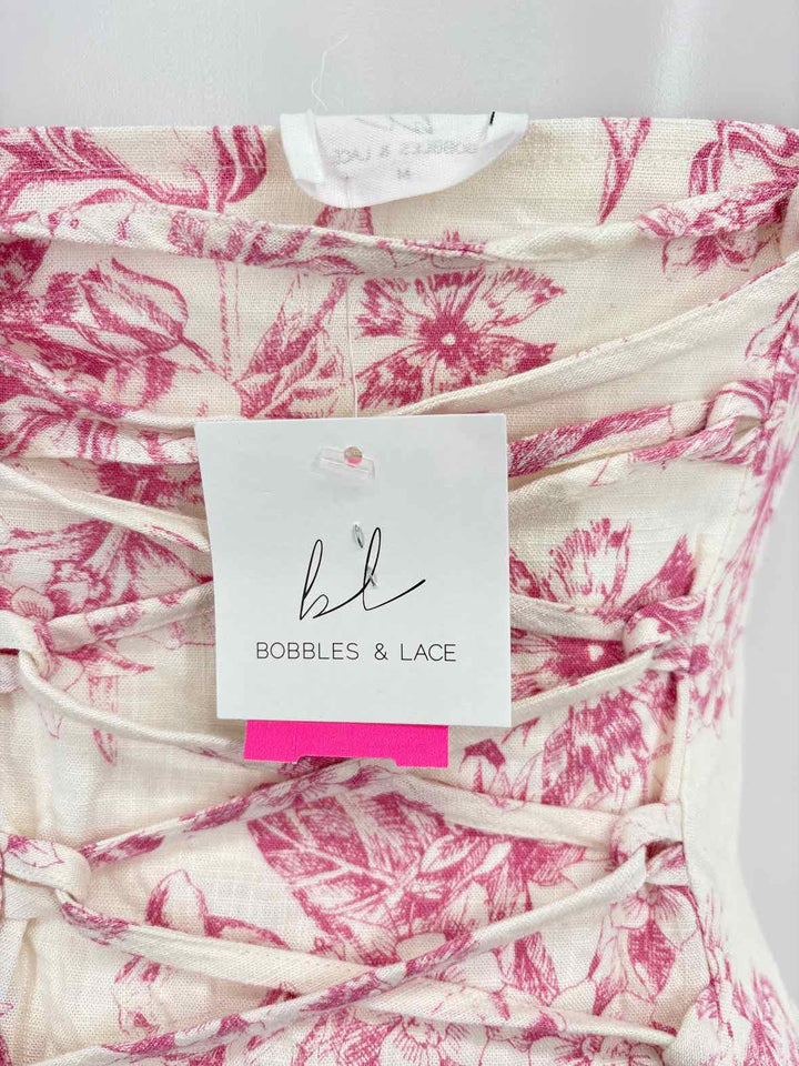 Size M PINK PRINT Dress