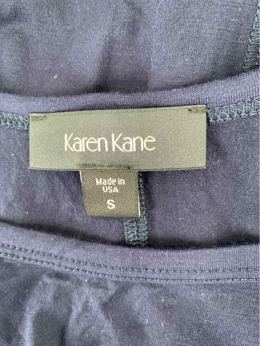Size S KAREN KANE Navy Shirt