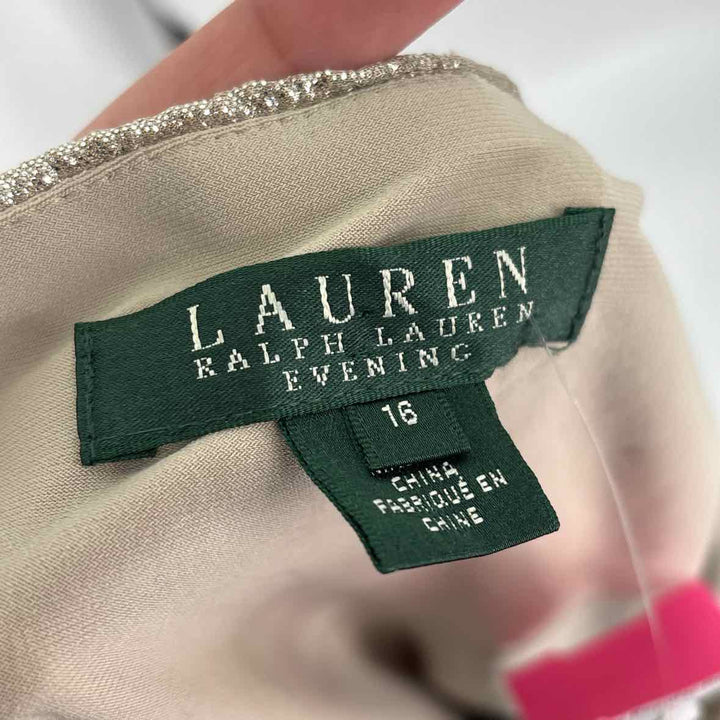 Size 18 RALPH LAUREN Gold Dress