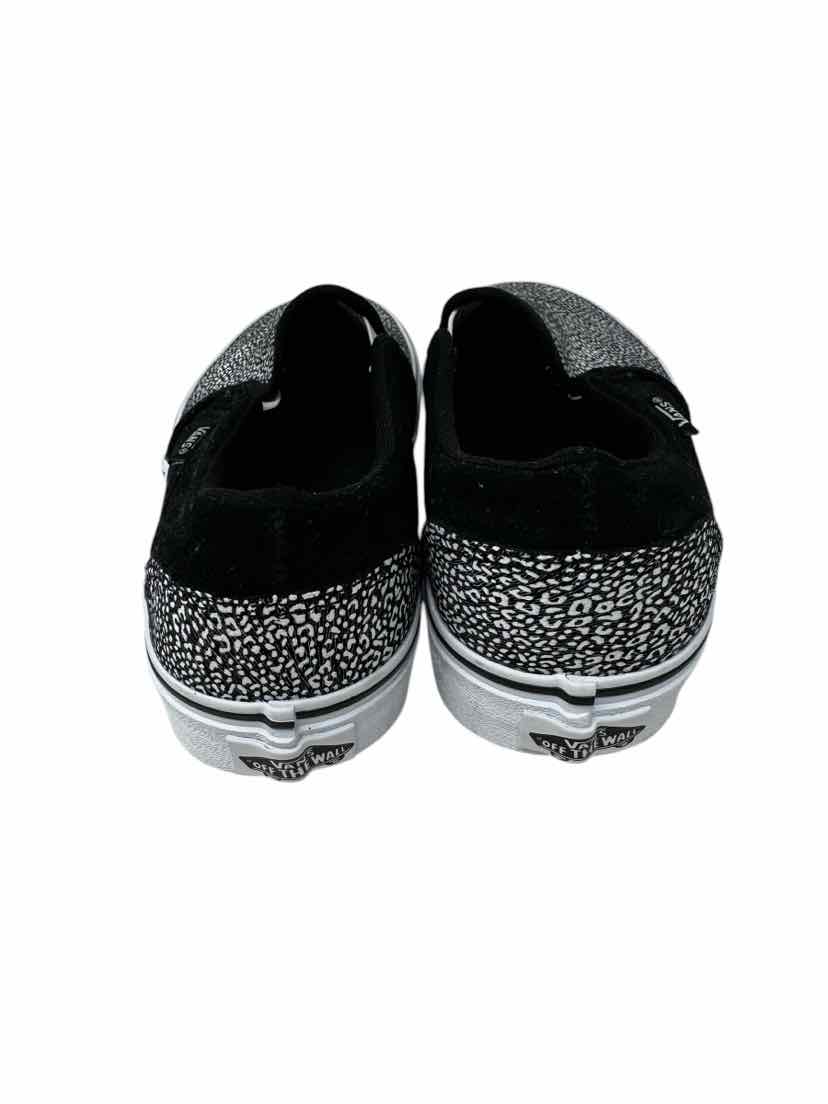 Shoe Size 7 Vans Black Suede Flats