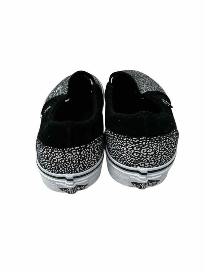 Shoe Size 7 Vans Black Suede Flats