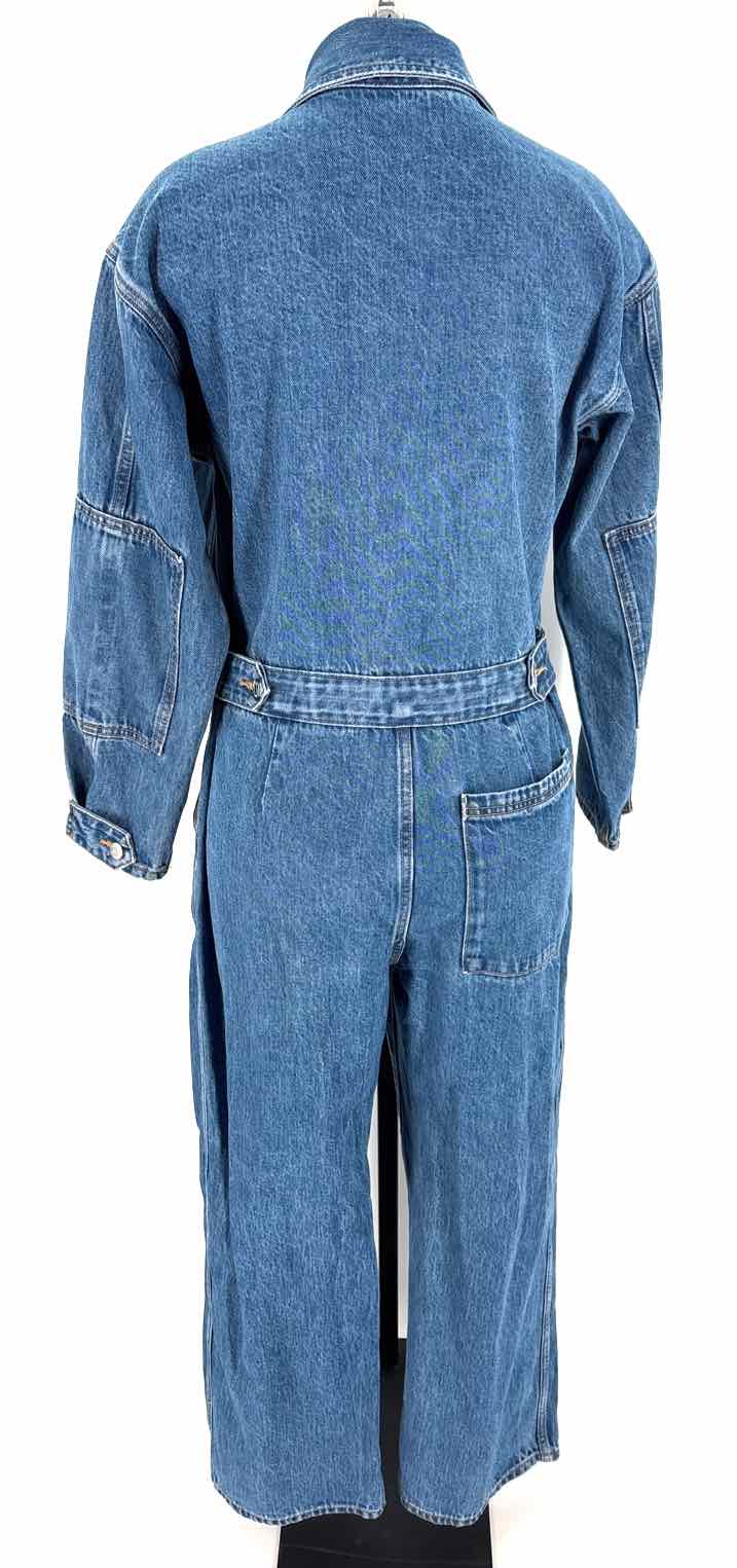 Size L/XL Blue Denim Dress