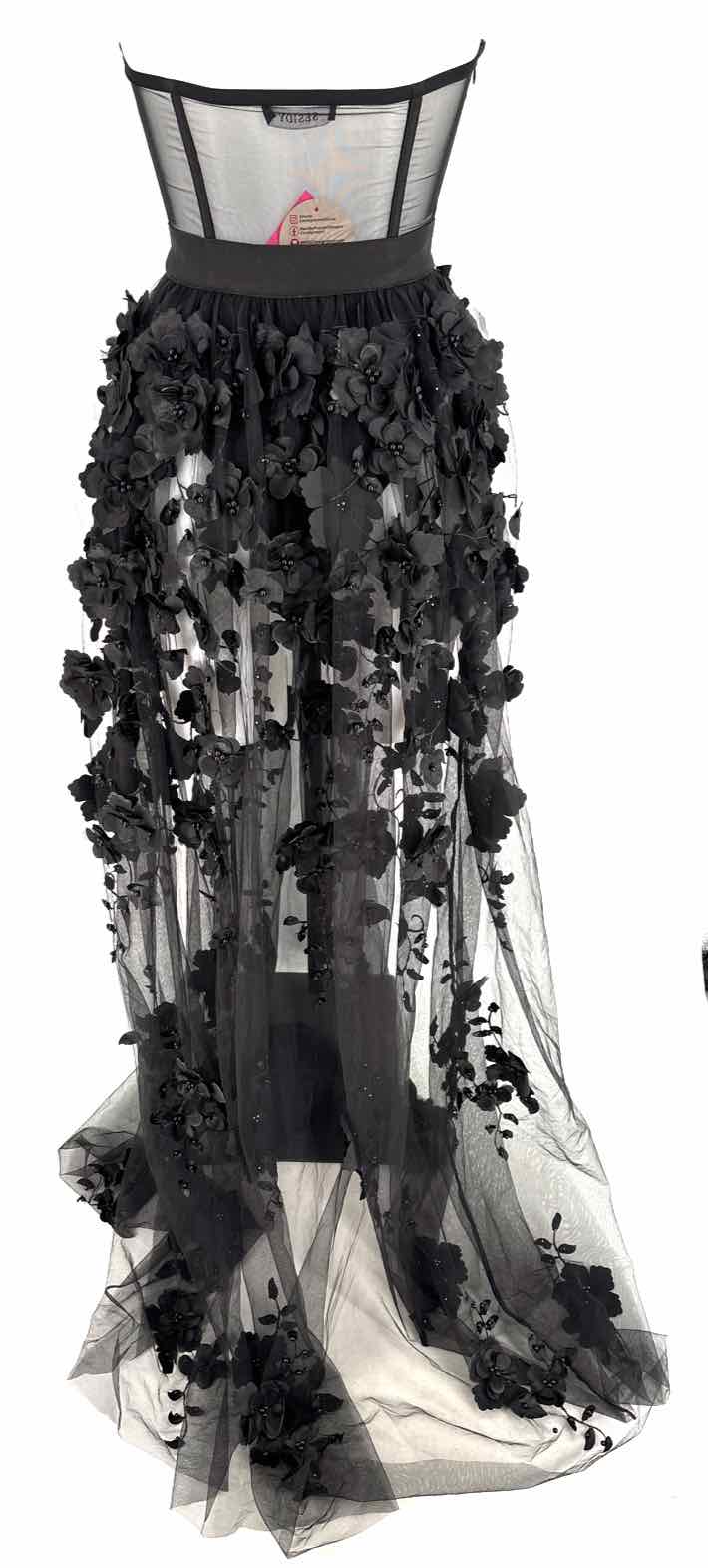Size M Black Mesh Dress