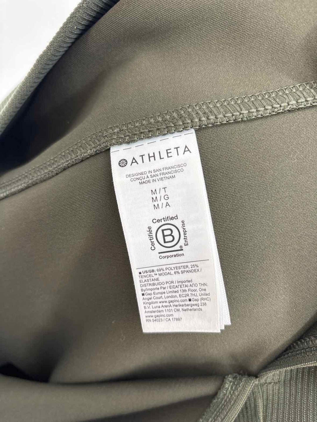 Size M Athleta Olive Dress