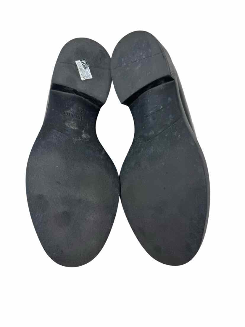 Shoe Size 39.5 PRADA Black Leather Luxury - Flats