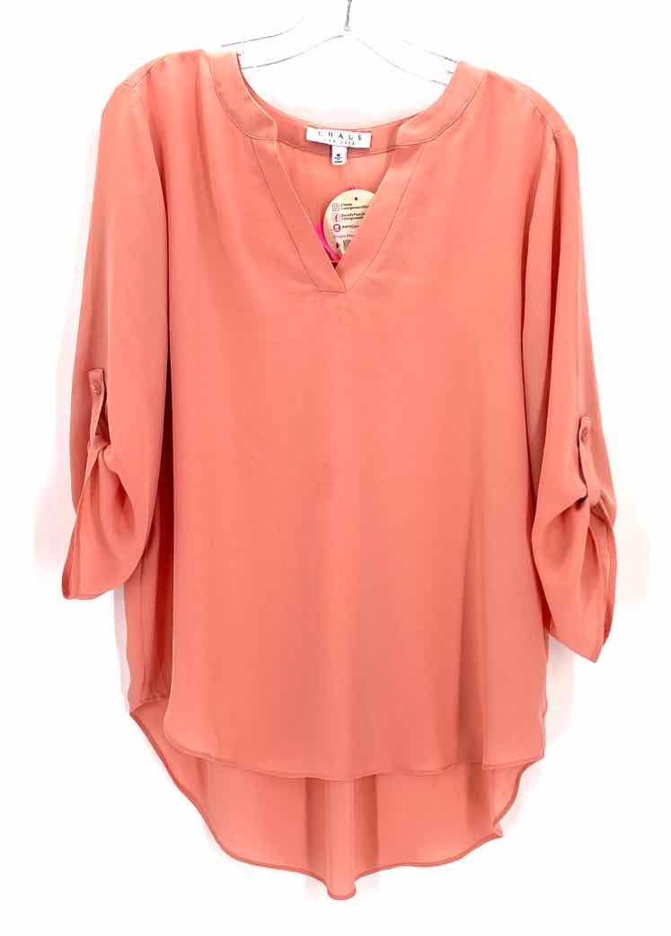 Size M CHAUS Peach Shirt