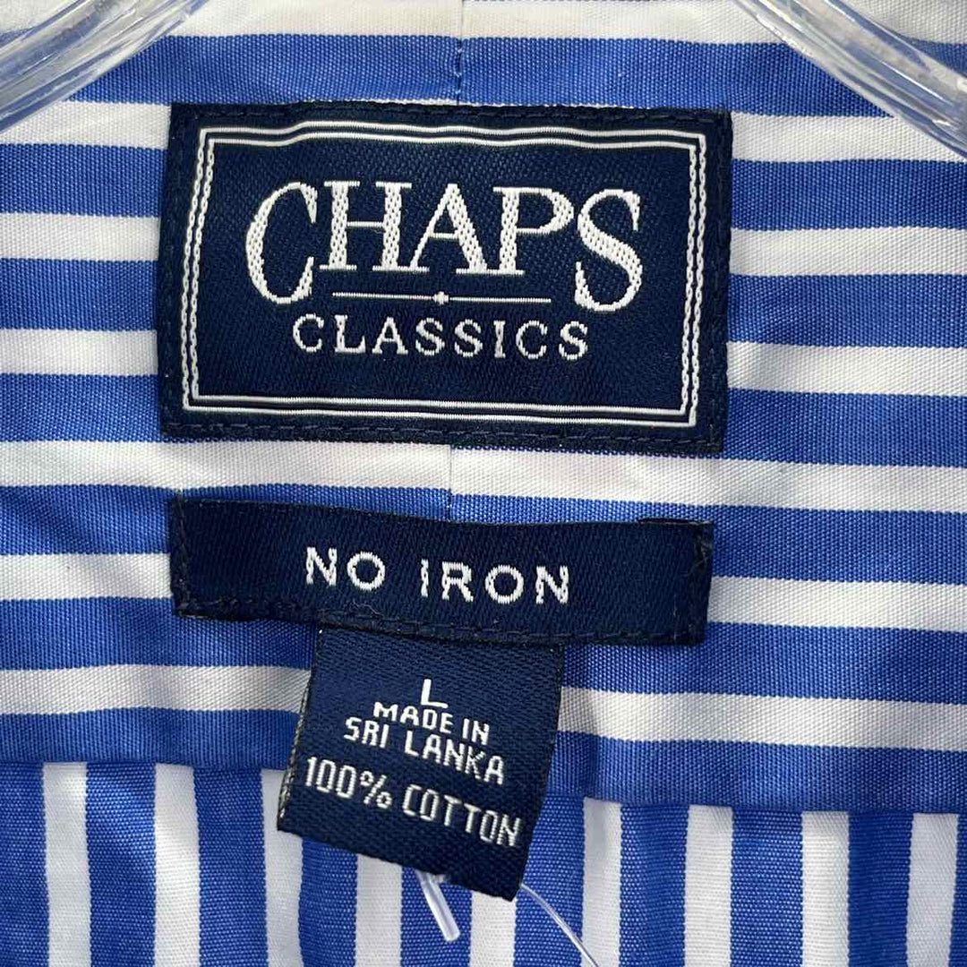 Size L CHAPS Blue Print Shirt