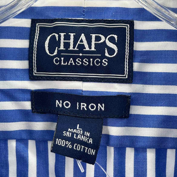 Size L CHAPS Blue Print Shirt