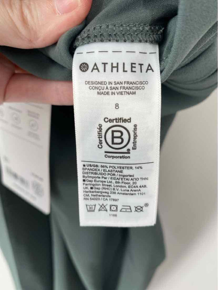 Size 8 Athleta Green Pants