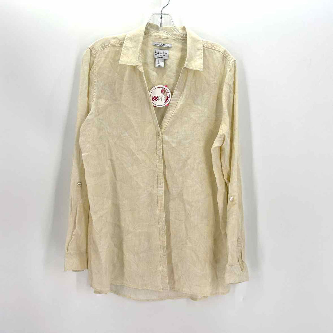 Size L NICOLE MILLER Yellow Shirt