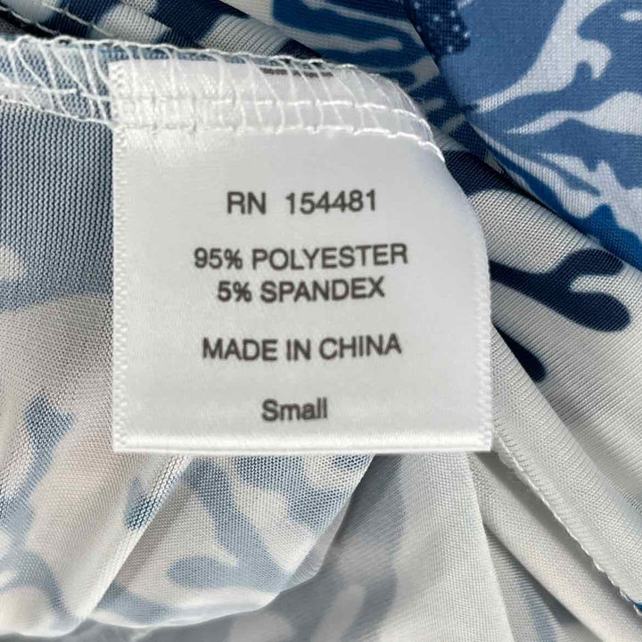 Size S Blue Print Dress