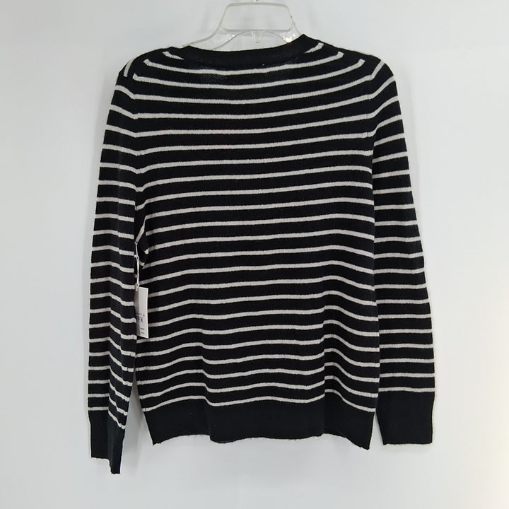 Size L NORDSTROM SIGNATURE Black Cashmere Sweater