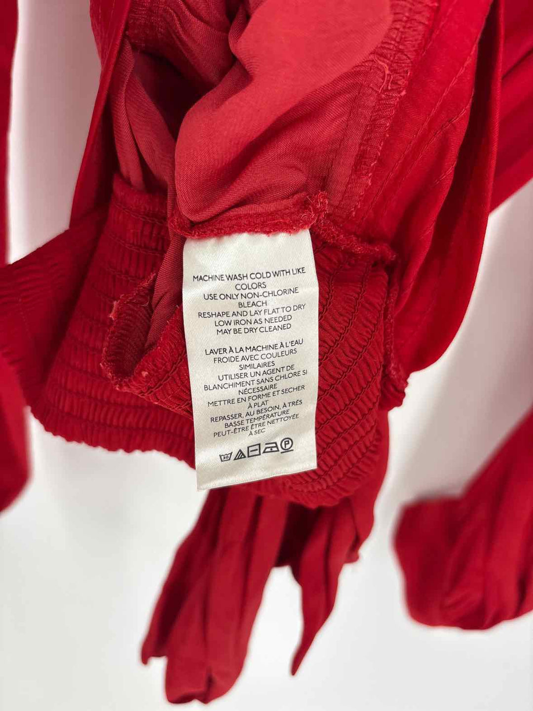 Size M Anthropologie Red Shirt