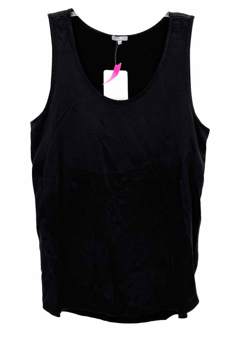 Size L Black Silk Shirt