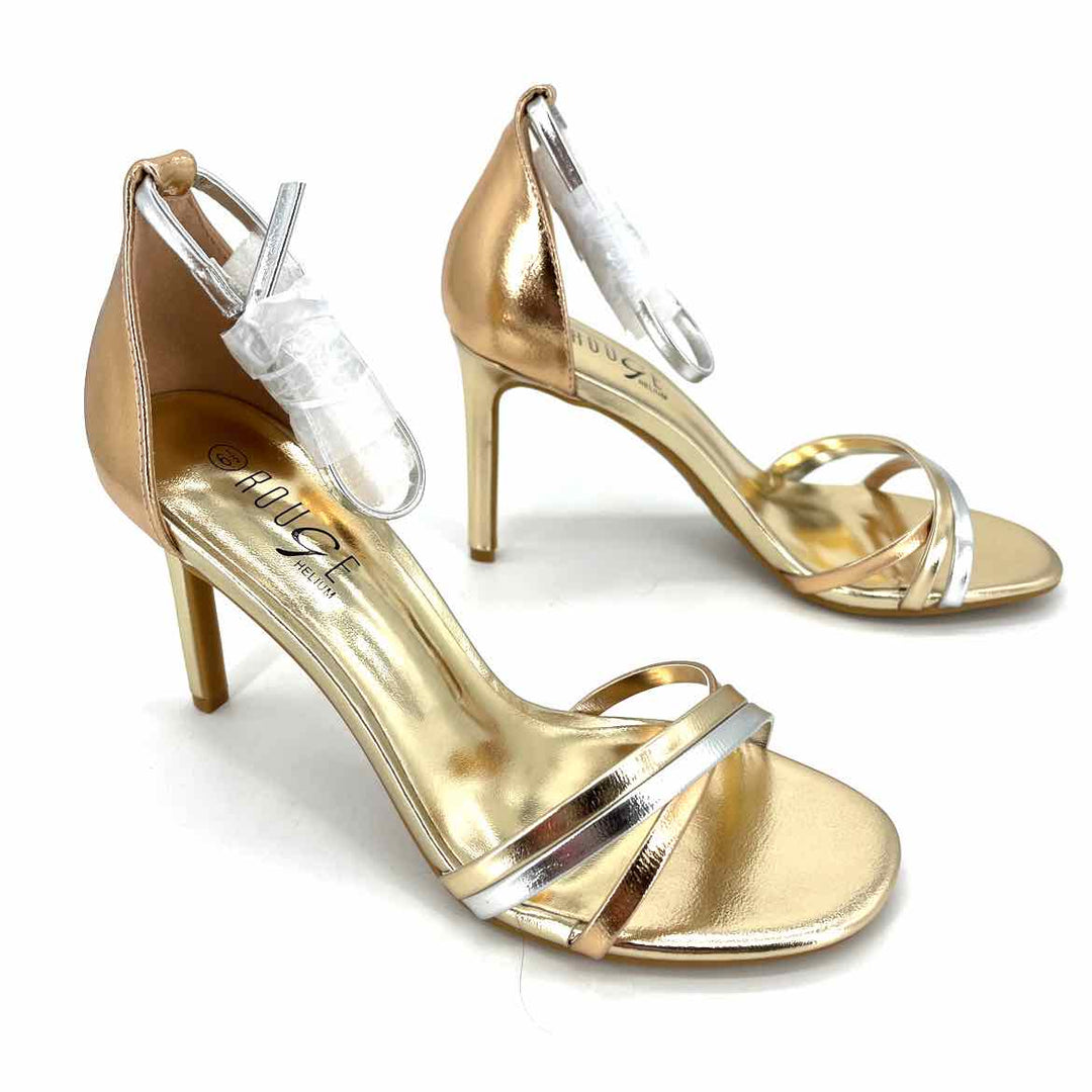 Shoe Size 6.5 ROUGE Gold Sandals